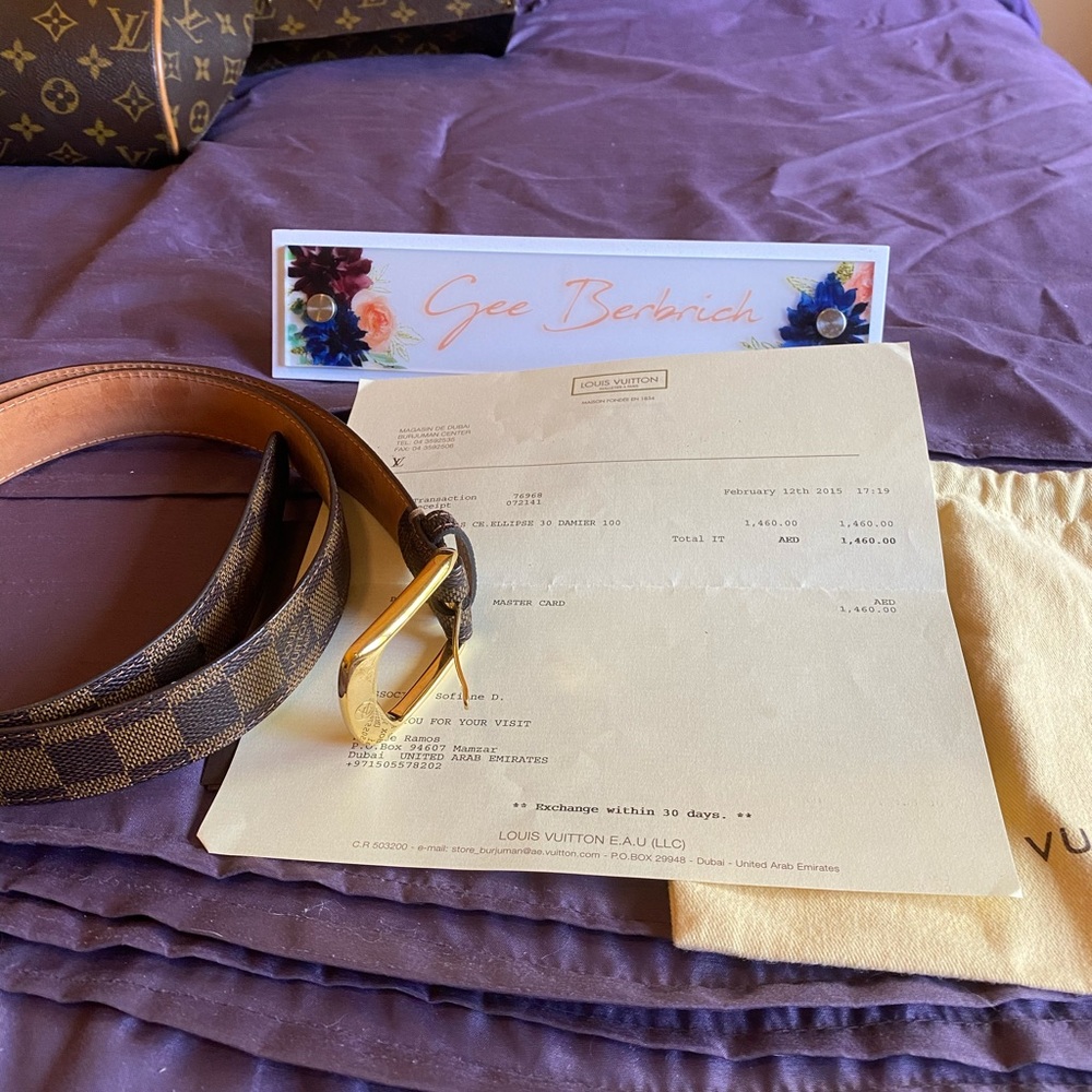 Louis Vuitton Ellipse Belt